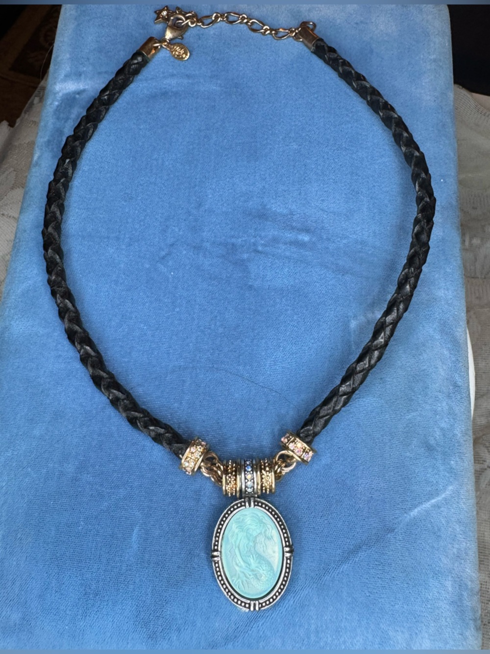 Kirks Folly Mystic Mermaid Pendant With Cord Interchangeable Magnetic Necklace